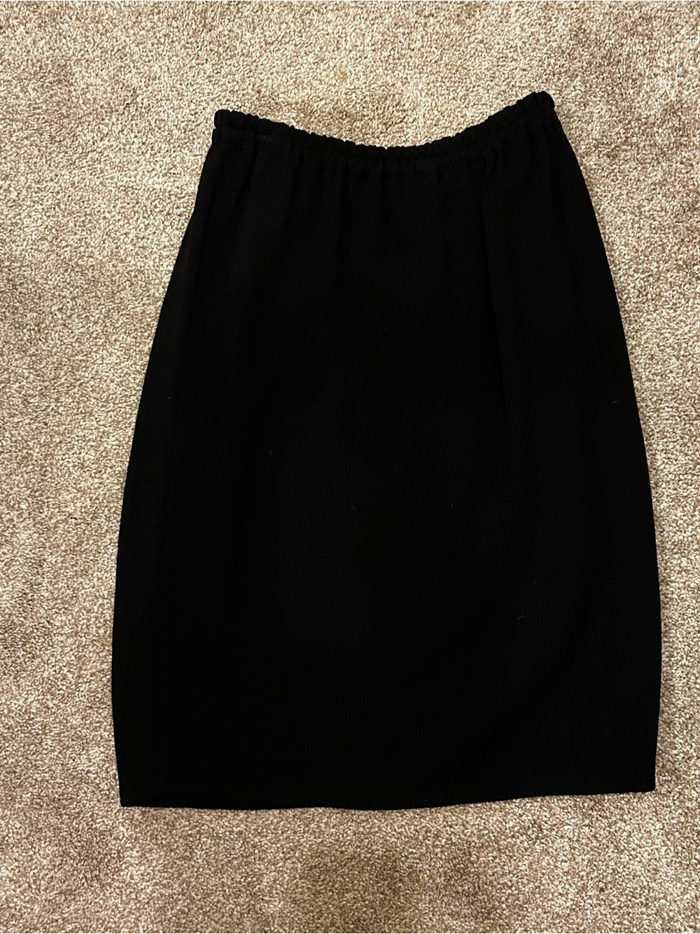 Polo by Ralph Lauren Black Knit A-Line Skirt